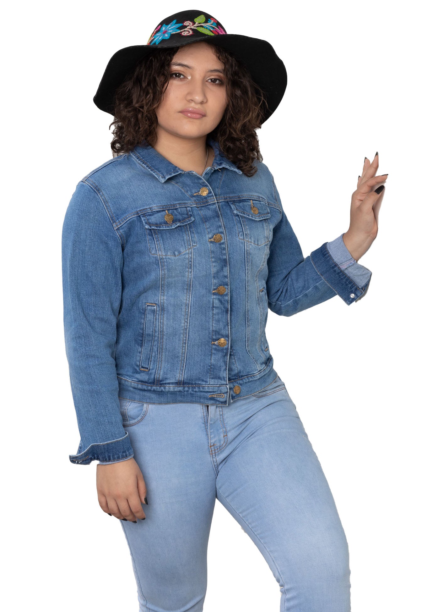 Embroidered Jean Jacket