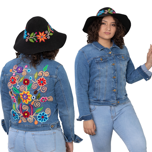 Embroidered Jean Jacket