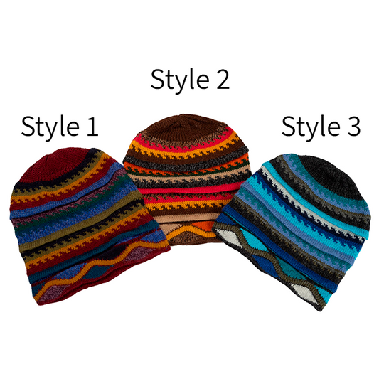 Alpaca & Acrylic Beanies