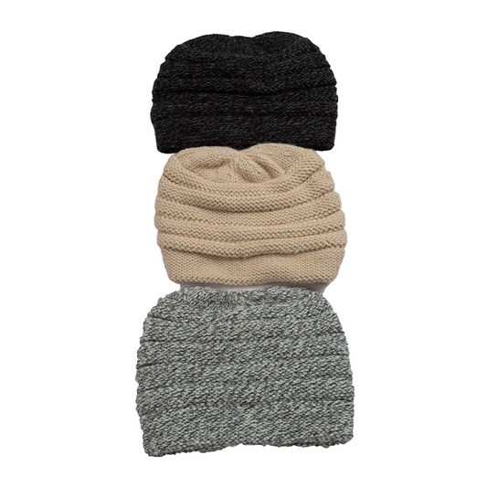 Alpaca & Acrylic Beanies